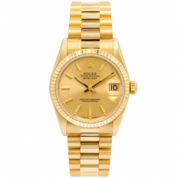 Rolex Datejust 31MM 68278 18Kt Yellow Gold Watch